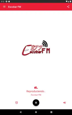 Radio Escobar 87.7 FM android App screenshot 1